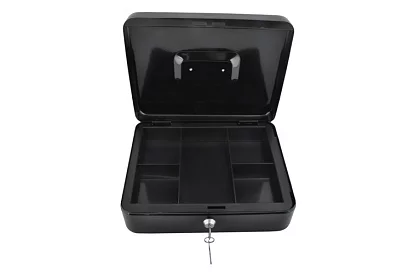 Duża metalowa skarbonka