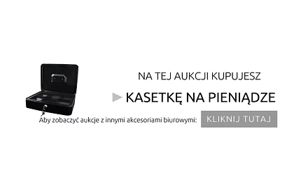 Duża metalowa skarbonka