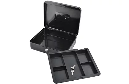 Duża metalowa skarbonka