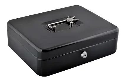 Duża metalowa skarbonka