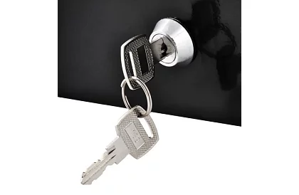 Duża metalowa skarbonka