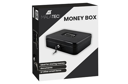 Duża metalowa skarbonka