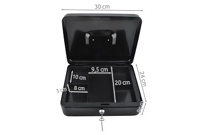 Duża metalowa skarbonka