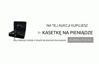 Duża metalowa skarbonka