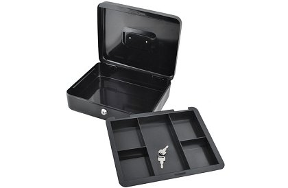 Duża metalowa skarbonka