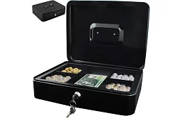 Duża metalowa skarbonka