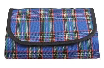 Wodoodporna mata piknikowa - niebieska