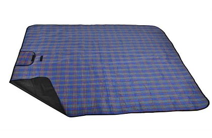 Wodoodporna mata piknikowa - niebieska