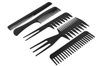 Profesjonalne grzebienie fryzjerskie - zestaw 10 sztuk
