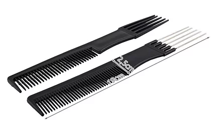 Profesjonalne grzebienie fryzjerskie - zestaw 10 sztuk