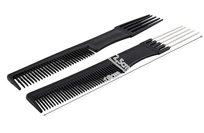 Profesjonalne grzebienie fryzjerskie - zestaw 10 sztuk
