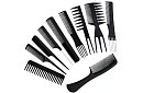 Profesjonalne grzebienie fryzjerskie - zestaw 10 sztuk