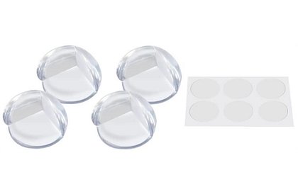 Samoprzylepne silikonowe osłony krawędzi – 4 szt.