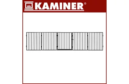 Bariera kominkowa przed kominkiem