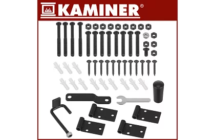 Bariera kominkowa przed kominkiem