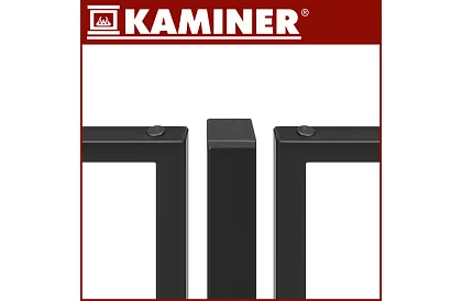 Bariera kominkowa przed kominkiem