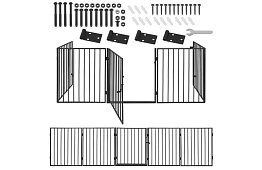 Bariera kominkowa przed kominkiem