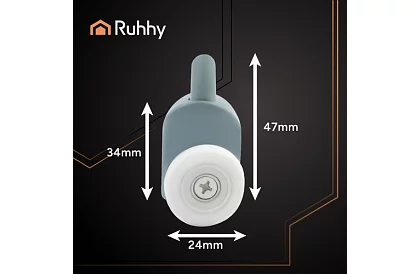 Kółka do przesuwnych drzwi prysznicowych - 8 szt.