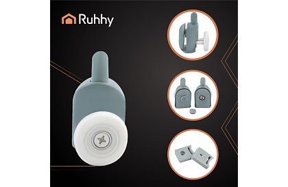 Kółka do przesuwnych drzwi prysznicowych - 8 szt.