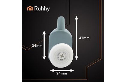Kółka do przesuwnych drzwi prysznicowych - 8 szt.