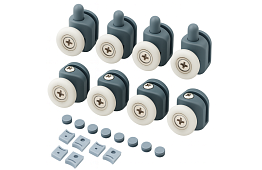 Kółka do przesuwnych drzwi prysznicowych - 8 szt.