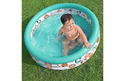 Kolorowy dmuchany basenik dla dzieci 102×25 cm – Bestway 51008