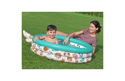 Kolorowy dmuchany basenik dla dzieci 102×25 cm – Bestway 51008