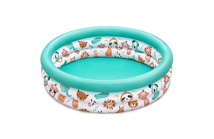 Kolorowy dmuchany basenik dla dzieci 102×25 cm – Bestway 51008