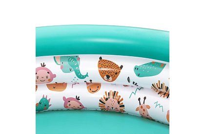 Kolorowy dmuchany basenik dla dzieci 102×25 cm – Bestway 51008