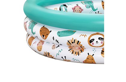 Kolorowy dmuchany basenik dla dzieci 102×25 cm – Bestway 51008