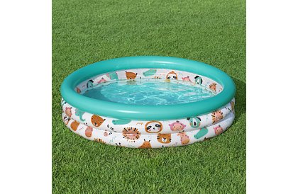 Kolorowy dmuchany basenik dla dzieci 102×25 cm – Bestway 51008