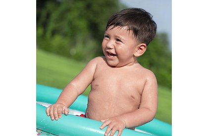 Kolorowy dmuchany basenik dla dzieci 102×25 cm – Bestway 51008