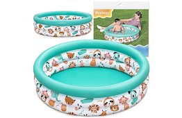 Kolorowy dmuchany basenik dla dzieci 102×25 cm – Bestway 51008