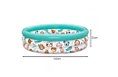 Kolorowy dmuchany basenik dla dzieci 102×25 cm – Bestway 51008