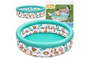 Kolorowy dmuchany basenik dla dzieci 102×25 cm – Bestway 51008