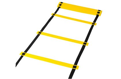 Drabinka koordynacyjna do ćwiczeń – regulowana, 12 szczebli, z torbą