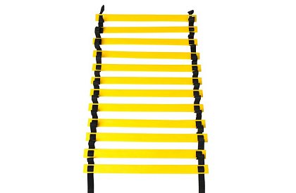 Drabinka koordynacyjna do ćwiczeń – regulowana, 12 szczebli, z torbą