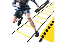 Drabinka koordynacyjna do ćwiczeń – regulowana, 12 szczebli, z torbą