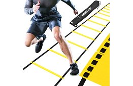 Drabinka koordynacyjna do ćwiczeń – regulowana, 12 szczebli, z torbą