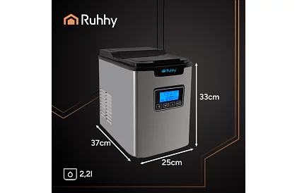 Producent kostek lodu – 3 rozmiary z wyświetlaczem LCD