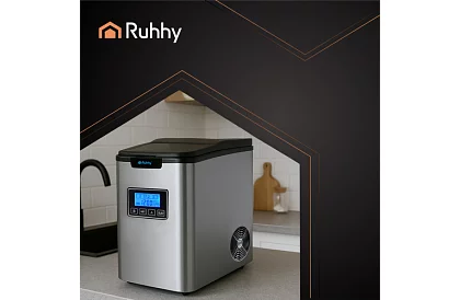 Producent kostek lodu – 3 rozmiary z wyświetlaczem LCD