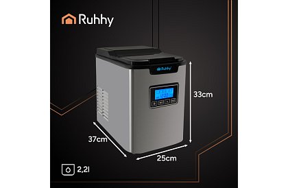 Producent kostek lodu – 3 rozmiary z wyświetlaczem LCD