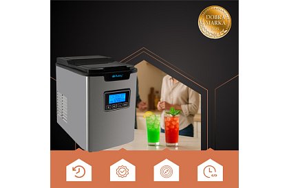 Producent kostek lodu – 3 rozmiary z wyświetlaczem LCD