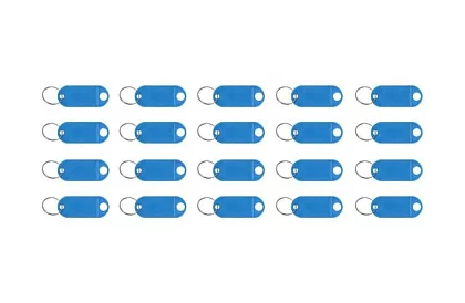 Breloczki do łatwej identyfikacji – 100 szt., kolorowe