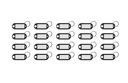 Breloczki do łatwej identyfikacji – 100 szt., kolorowe