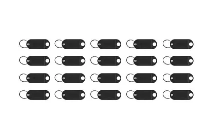 Breloczki do łatwej identyfikacji – 100 szt., kolorowe