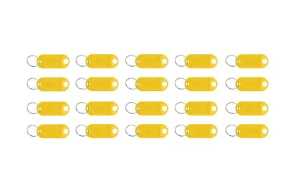 Breloczki do łatwej identyfikacji – 100 szt., kolorowe