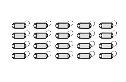 Breloczki do łatwej identyfikacji – 100 szt., kolorowe