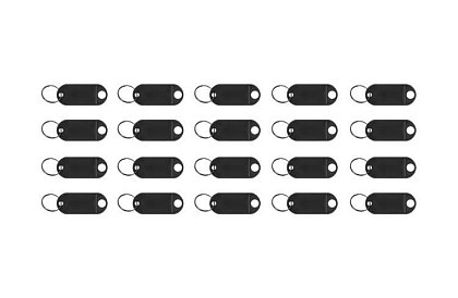 Breloczki do łatwej identyfikacji – 100 szt., kolorowe