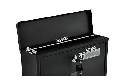 Skrzynka pocztowa – czarna